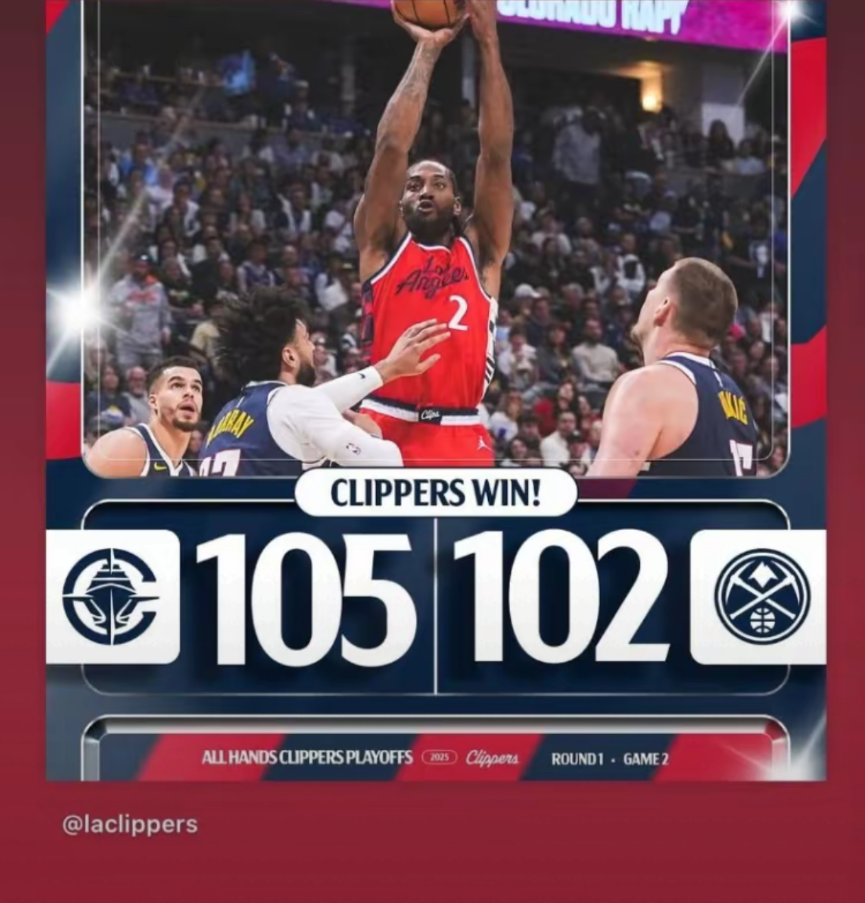 包含快船胜掘金，乔治命中绝杀关键三分的词条